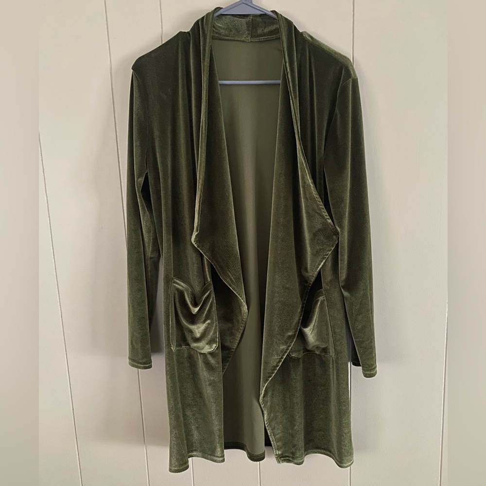 Velvet Open Jacket - Picture 3 of 8